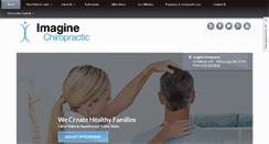 Desktop Screenshot of imaginechironc.com